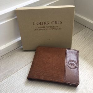 BOGO - L’Ours Gris Men’s Luxury designer wallet -…